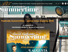 Tablet Screenshot of festivalsummertime.com